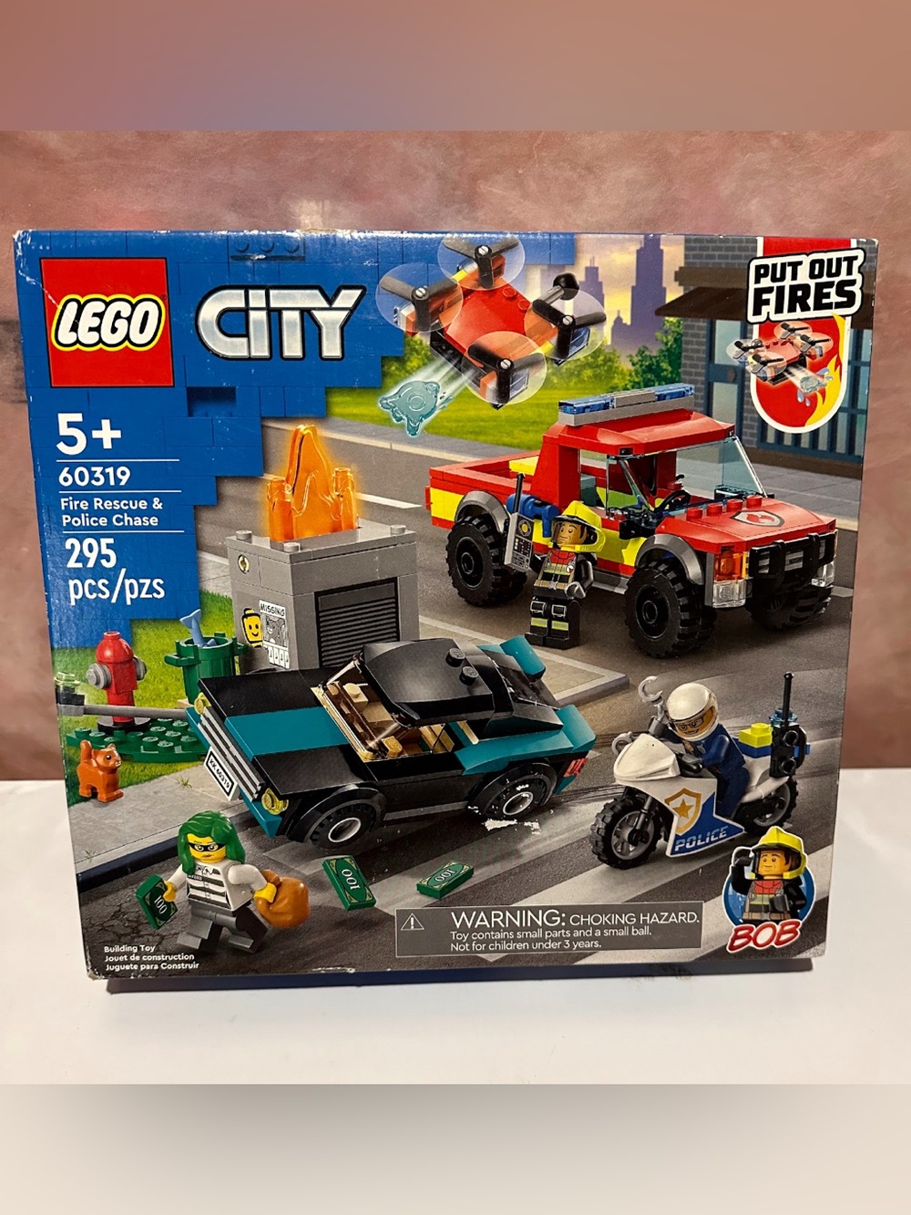 Lego City Fire Rescue & Police Chase -SEALED